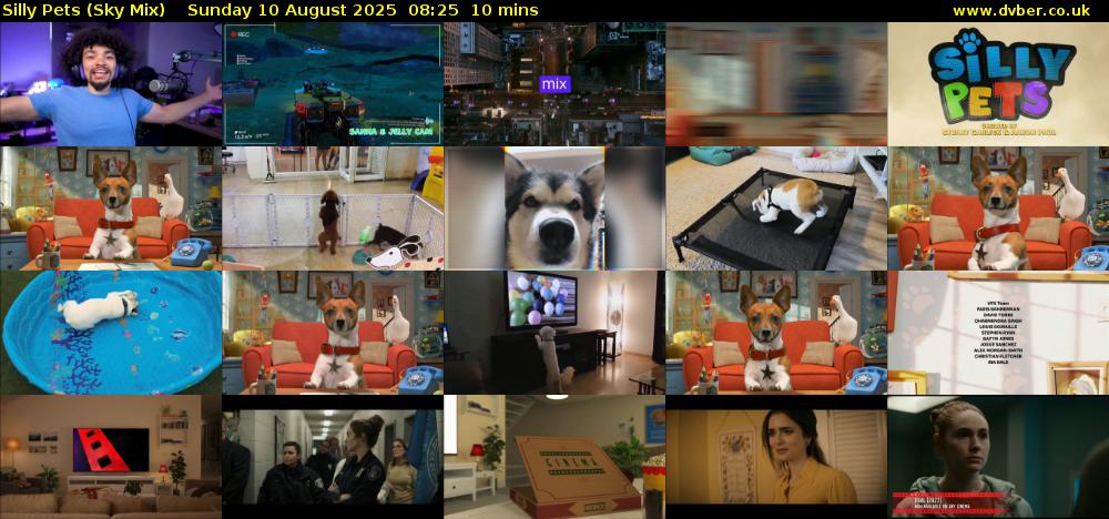 Silly Pets (Sky Mix) Sunday 10 August 2025 08:25 - 08:35