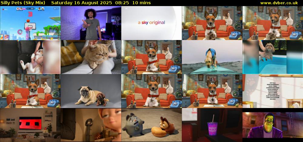 Silly Pets (Sky Mix) Saturday 16 August 2025 08:25 - 08:35