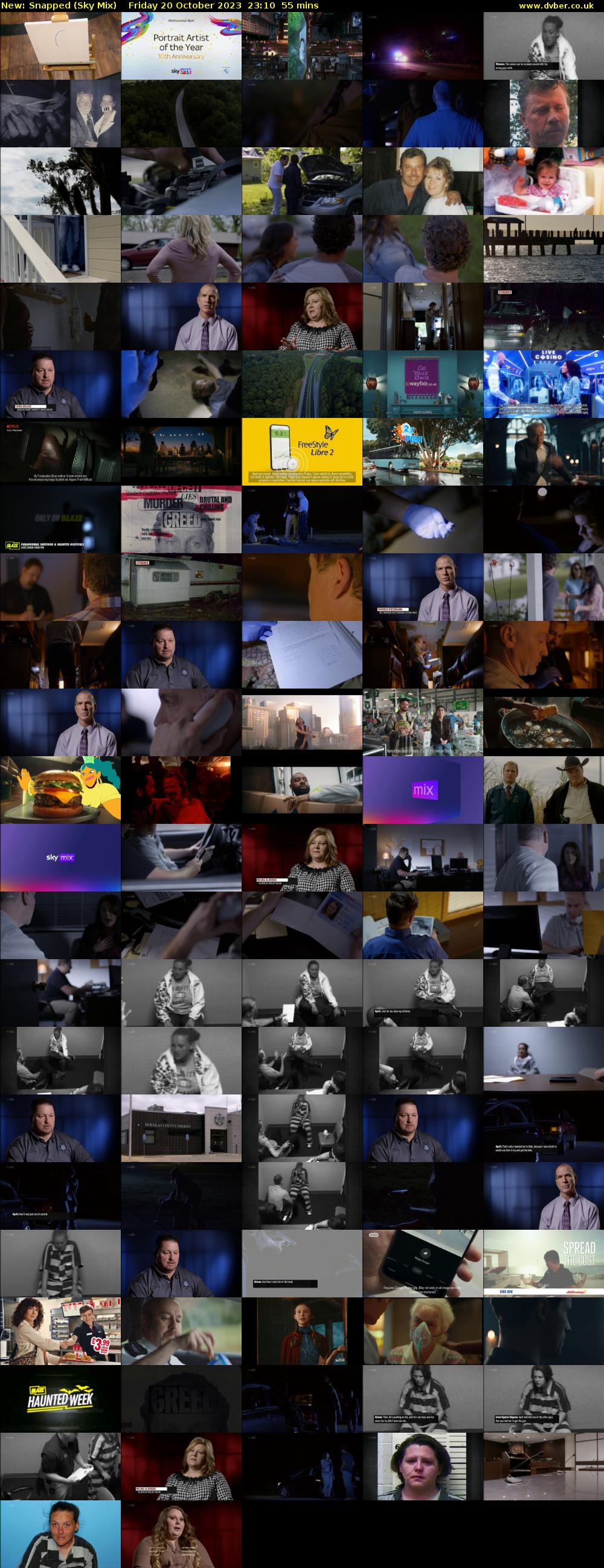 Snapped (Sky Mix) Friday 20 October 2023 23:10 - 00:05