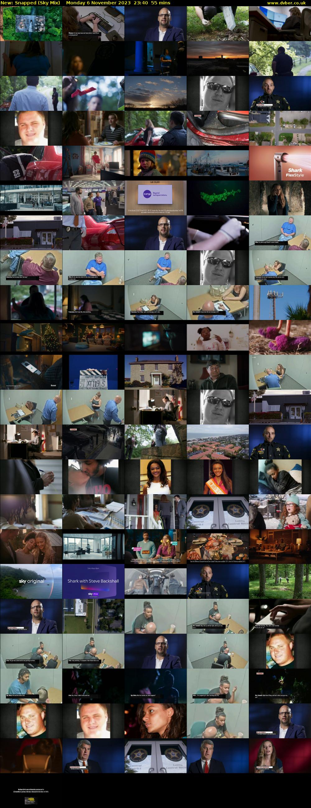 Snapped (Sky Mix) Monday 6 November 2023 23:40 - 00:35
