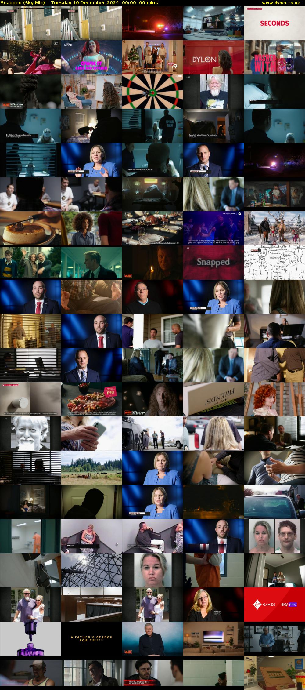 Snapped (Sky Mix) Tuesday 10 December 2024 00:00 - 01:00