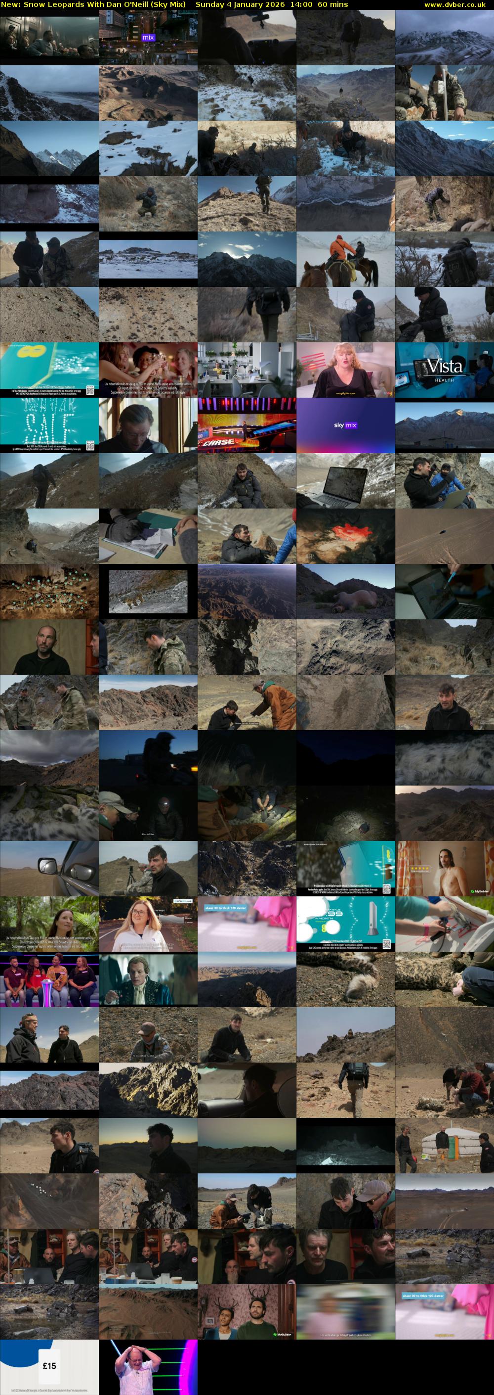 Snow Leopards With Dan O'Neill (Sky Mix) Sunday 4 January 2026 14:00 - 15:00