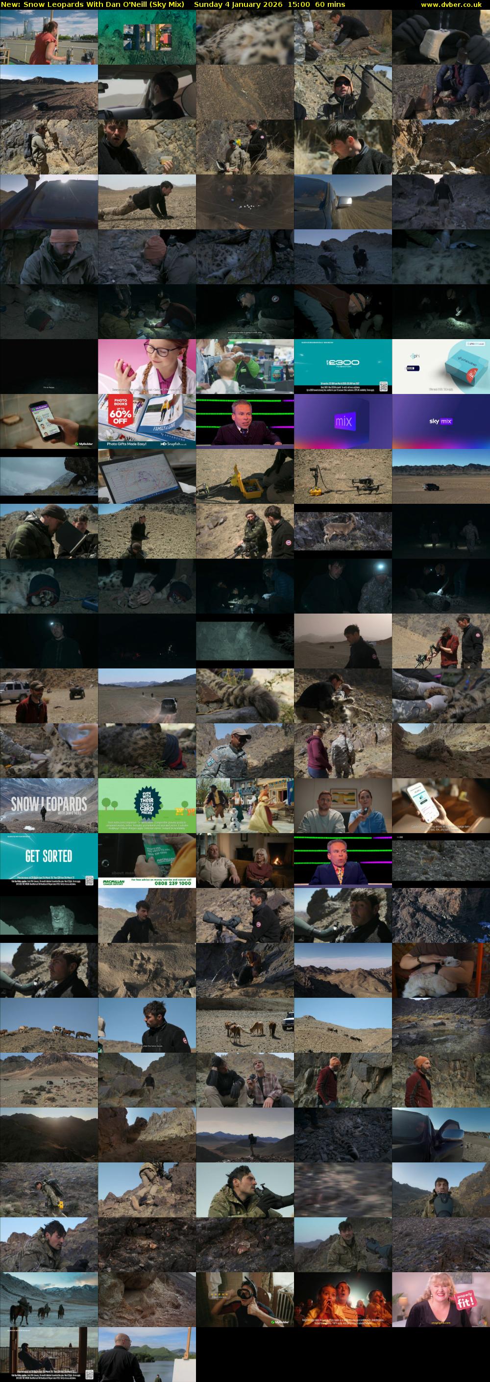 Snow Leopards With Dan O'Neill (Sky Mix) Sunday 4 January 2026 15:00 - 16:00