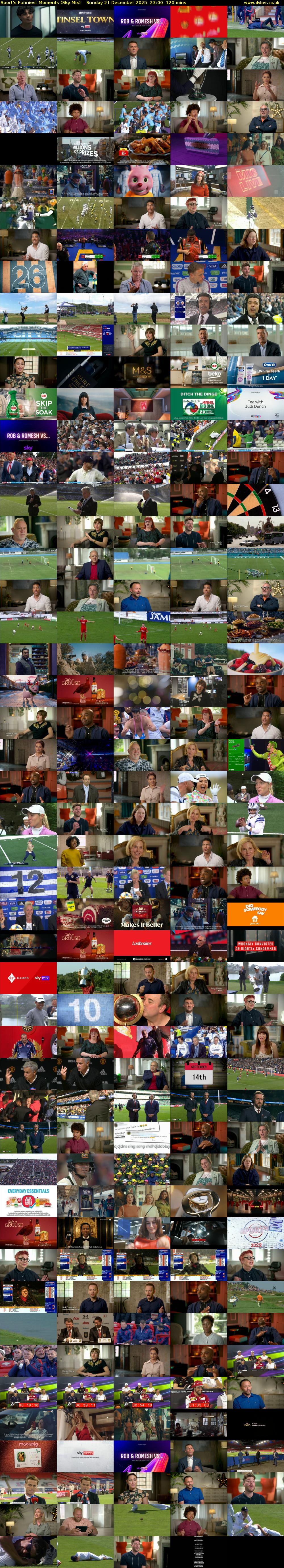 Sport's Funniest Moments (Sky Mix) Sunday 21 December 2025 23:00 - 01:00