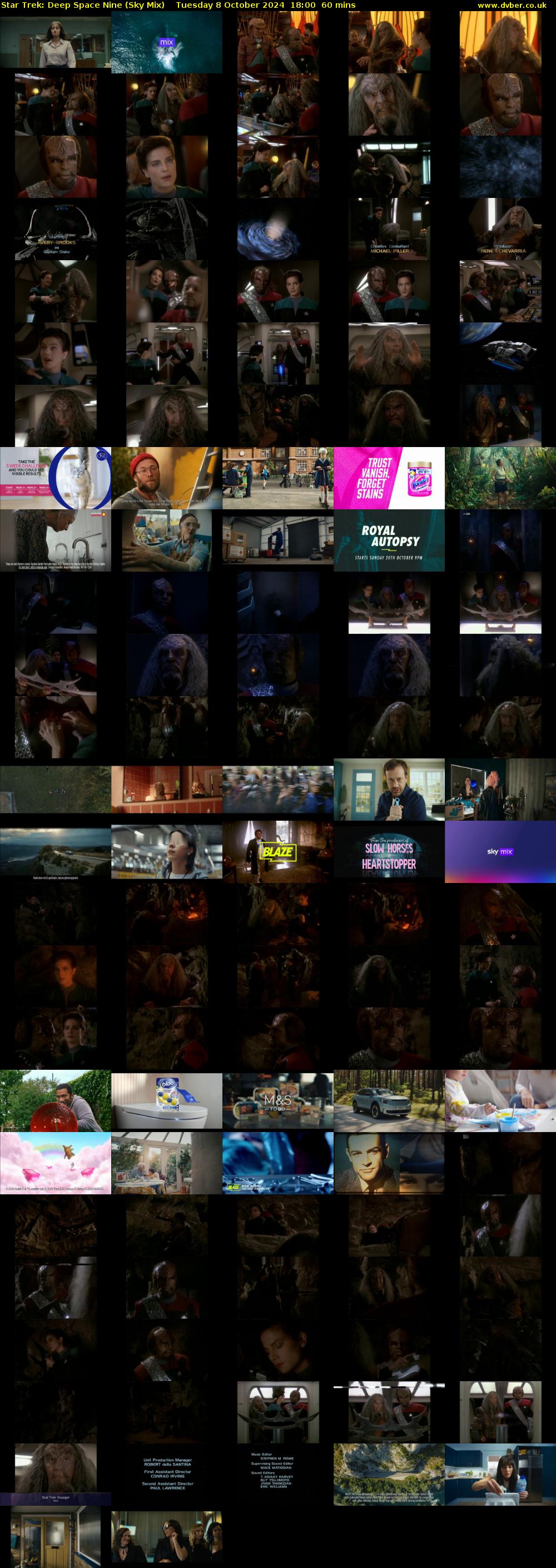 Star Trek: Deep Space Nine (Sky Mix) Tuesday 8 October 2024 18:00 - 19:00