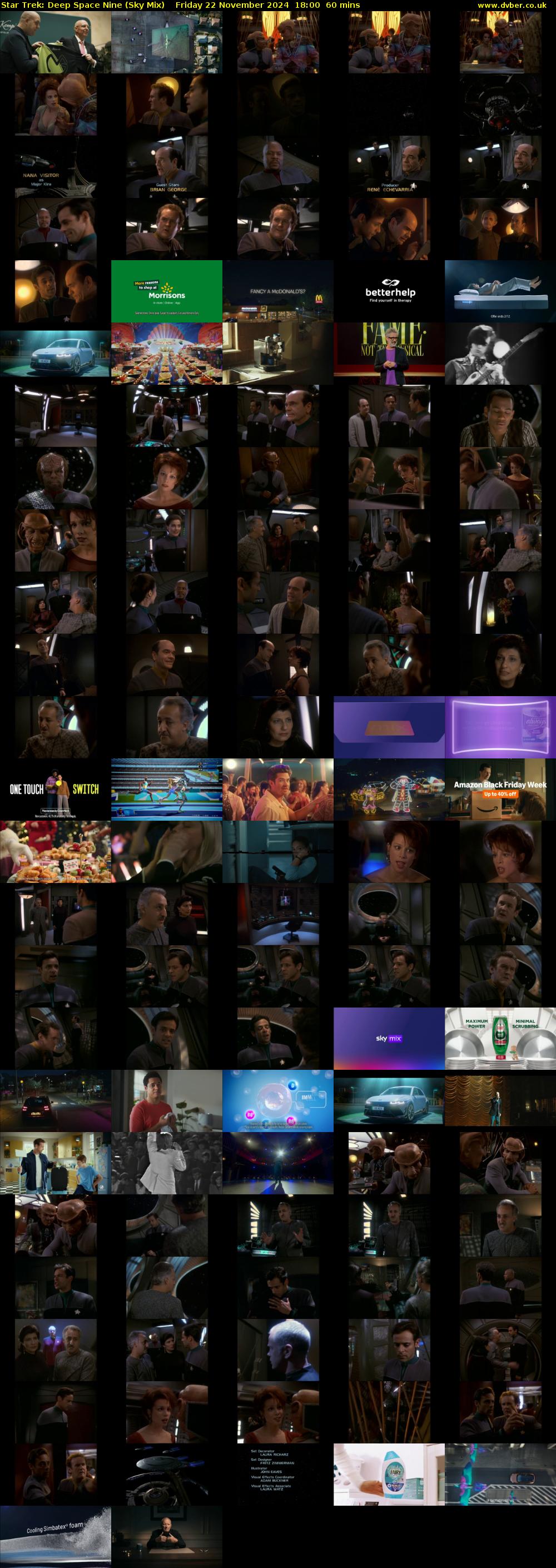 Star Trek: Deep Space Nine (Sky Mix) Friday 22 November 2024 18:00 - 19:00