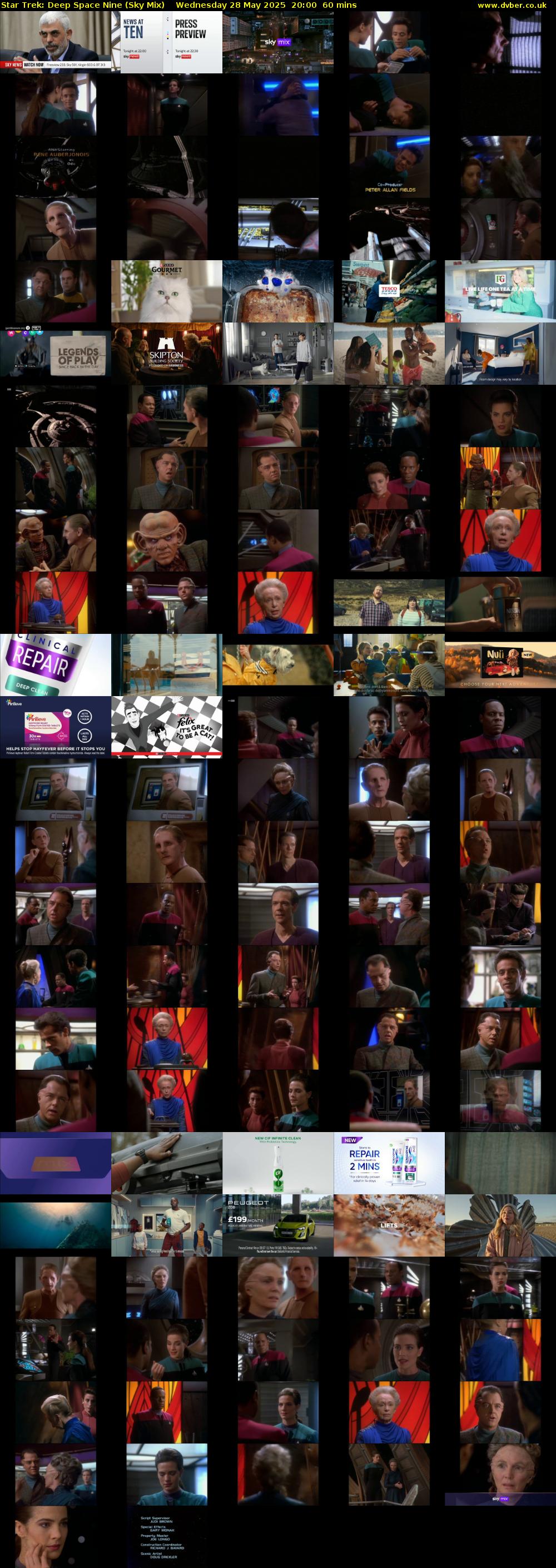 Star Trek: Deep Space Nine (Sky Mix) Wednesday 28 May 2025 20:00 - 21:00