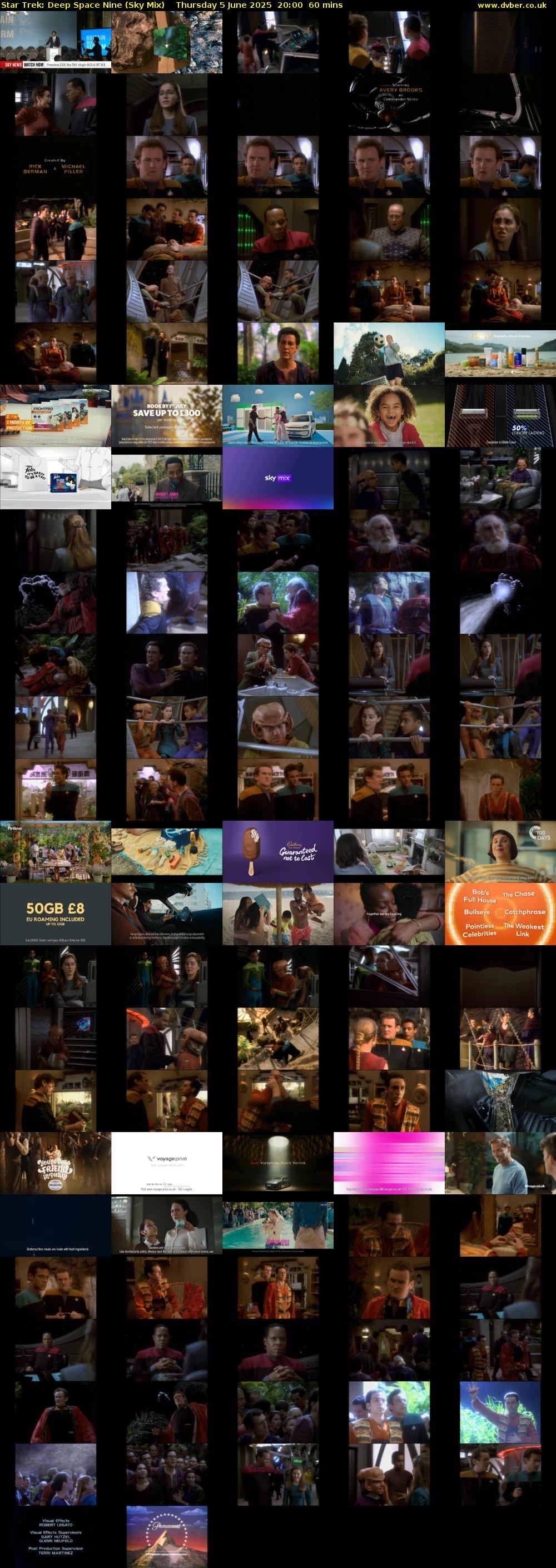 Star Trek: Deep Space Nine (Sky Mix) Thursday 5 June 2025 20:00 - 21:00