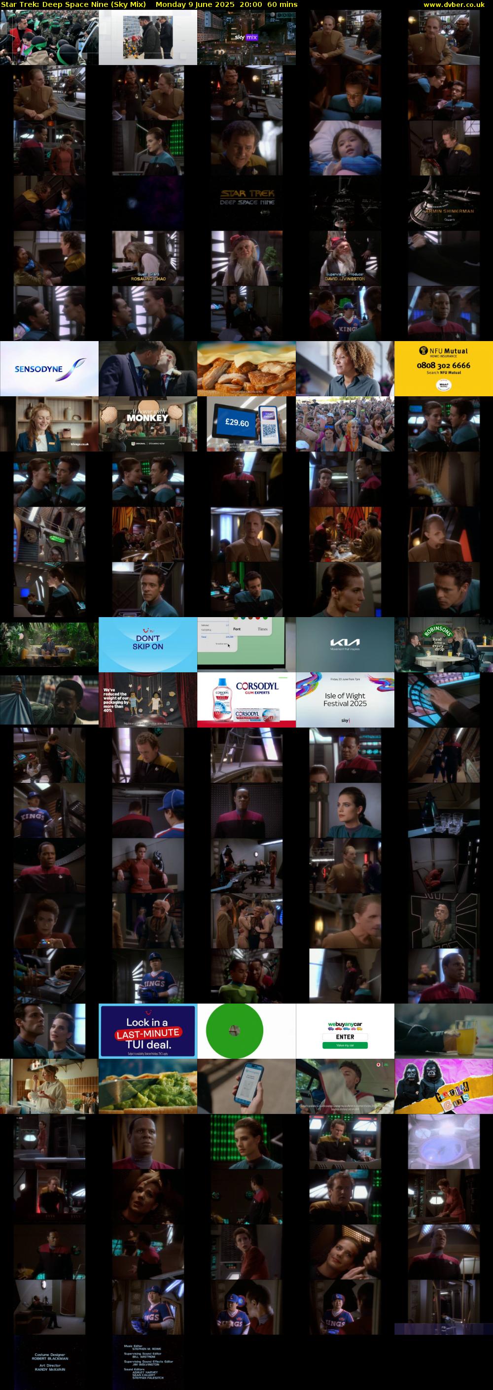 Star Trek: Deep Space Nine (Sky Mix) Monday 9 June 2025 20:00 - 21:00