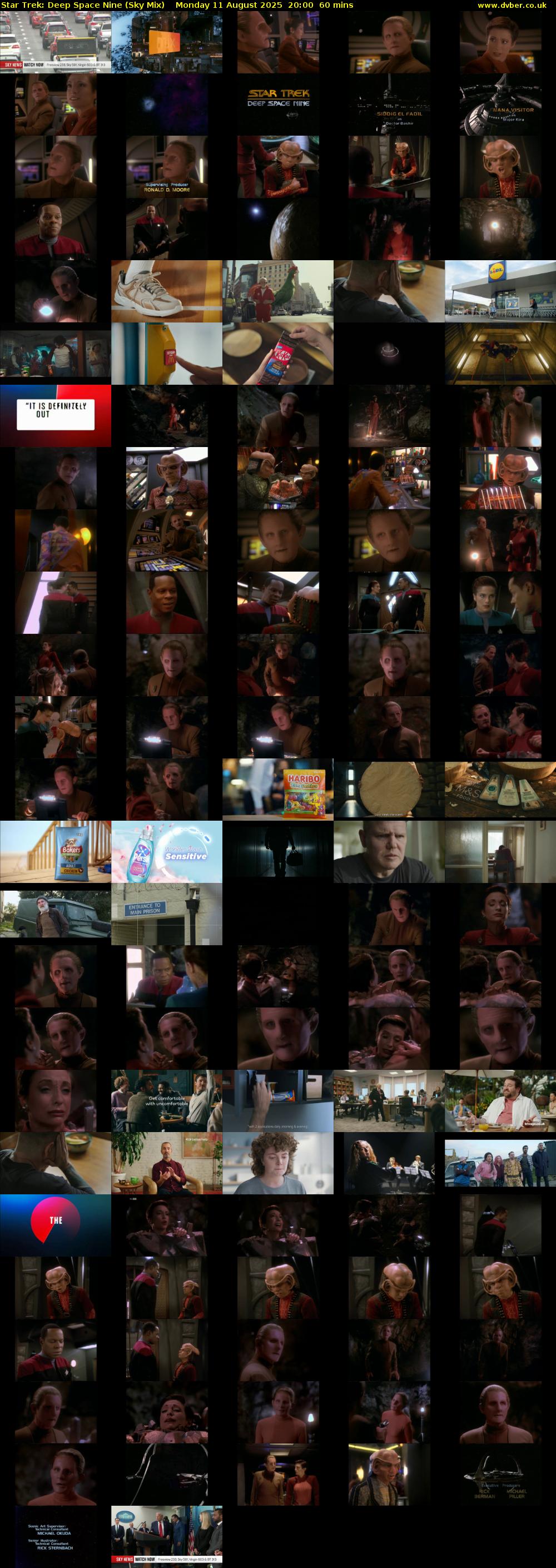 Star Trek: Deep Space Nine (Sky Mix) Monday 11 August 2025 20:00 - 21:00