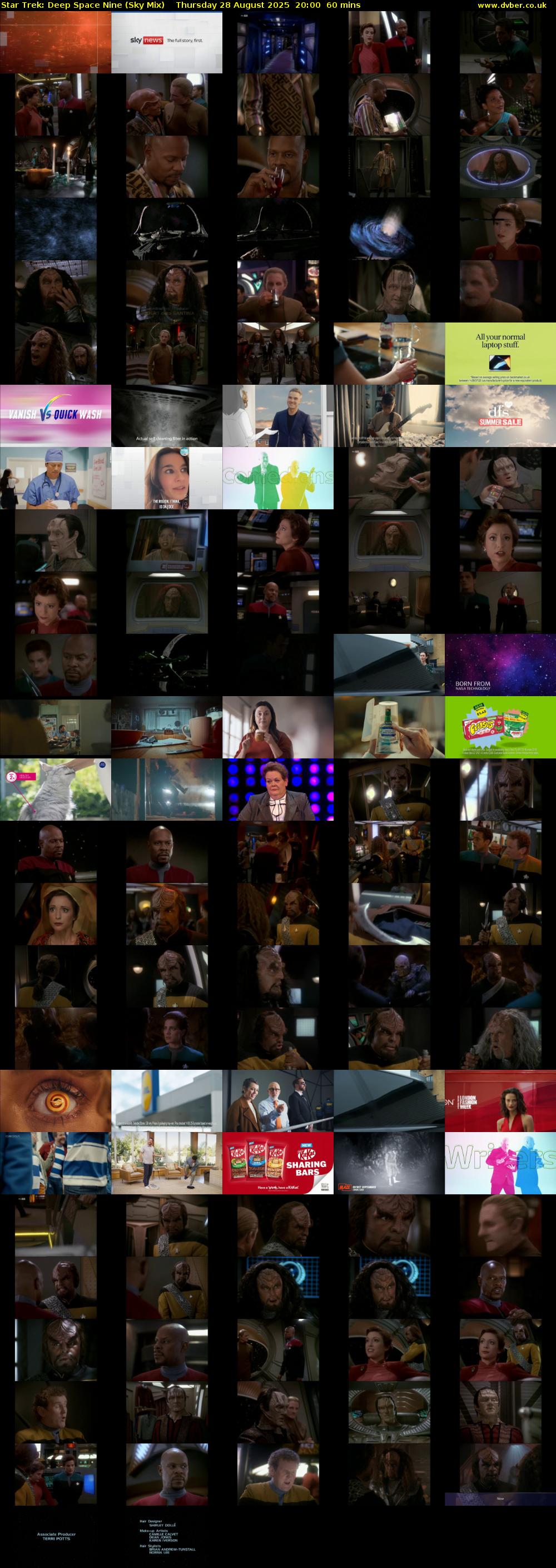 Star Trek: Deep Space Nine (Sky Mix) Thursday 28 August 2025 20:00 - 21:00