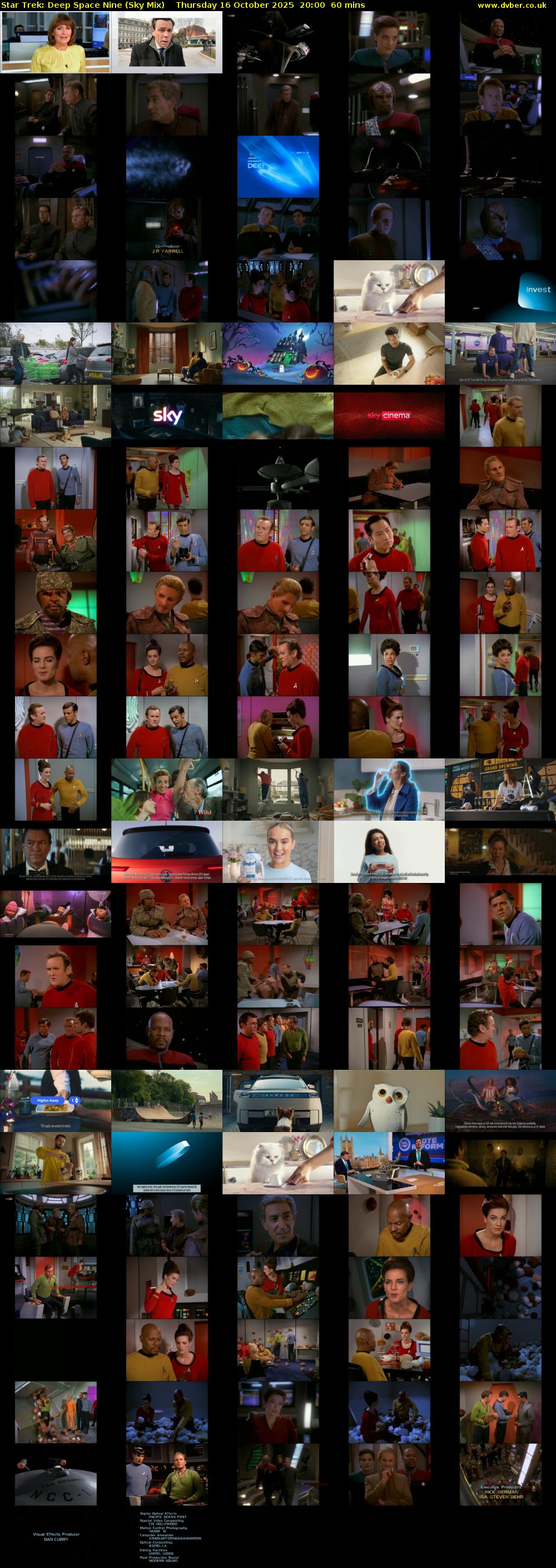 Star Trek: Deep Space Nine (Sky Mix) Thursday 16 October 2025 20:00 - 21:00