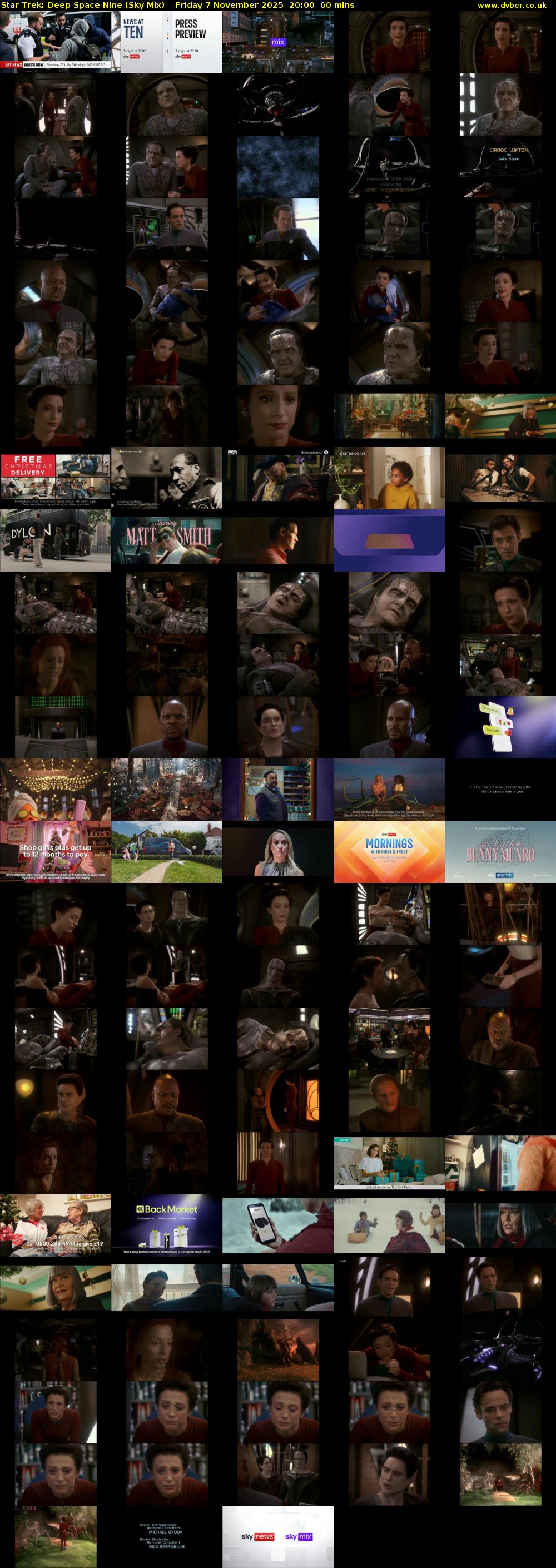 Star Trek: Deep Space Nine (Sky Mix) Friday 7 November 2025 20:00 - 21:00