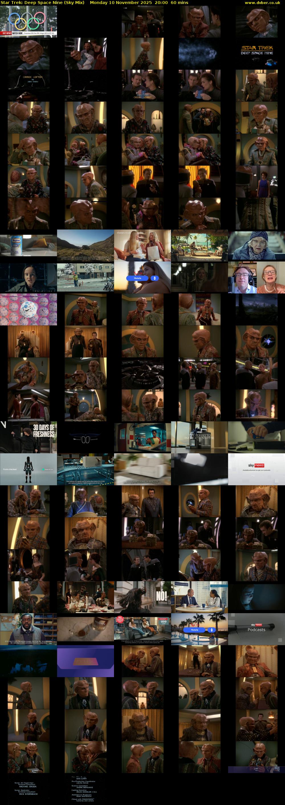 Star Trek: Deep Space Nine (Sky Mix) Monday 10 November 2025 20:00 - 21:00
