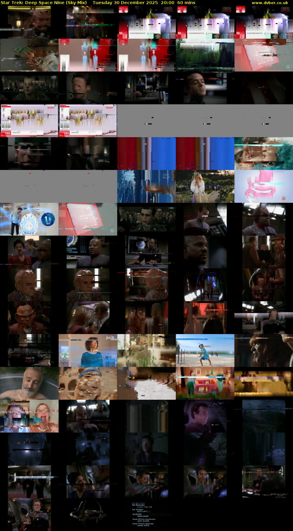 Star Trek: Deep Space Nine (Sky Mix) Tuesday 30 December 2025 20:00 - 21:00