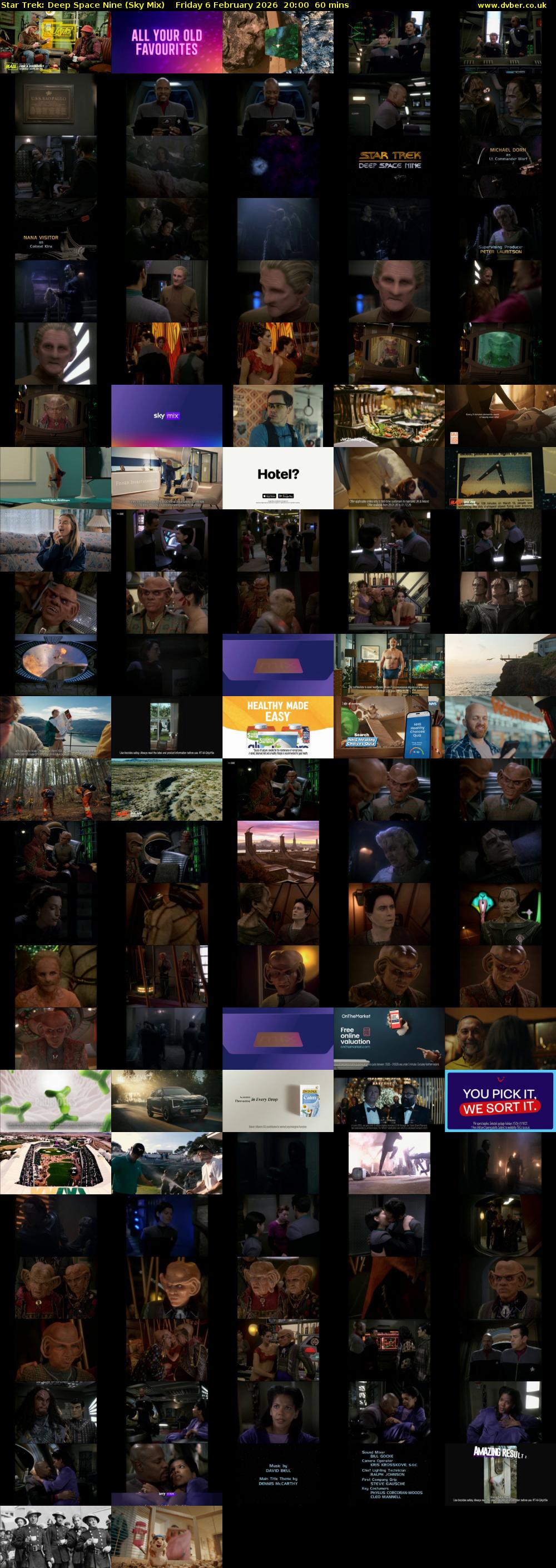 Star Trek: Deep Space Nine (Sky Mix) Friday 6 February 2026 20:00 - 21:00