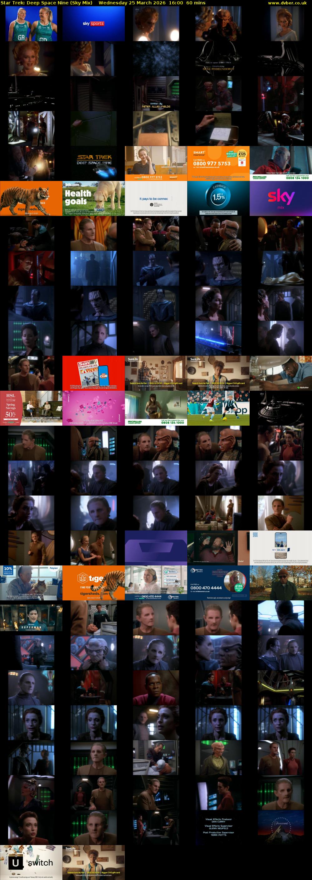 Star Trek: Deep Space Nine (Sky Mix) Wednesday 25 March 2026 16:00 - 17:00
