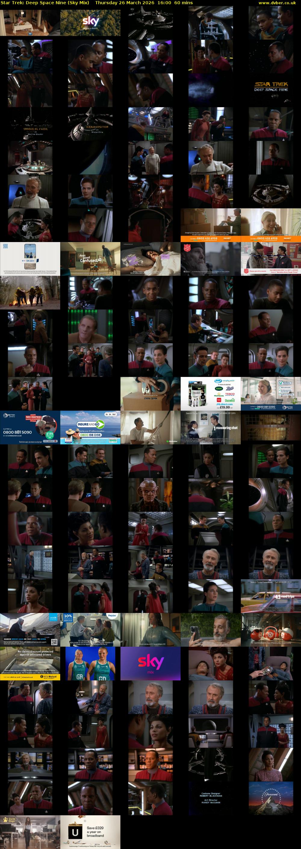 Star Trek: Deep Space Nine (Sky Mix) Thursday 26 March 2026 16:00 - 17:00