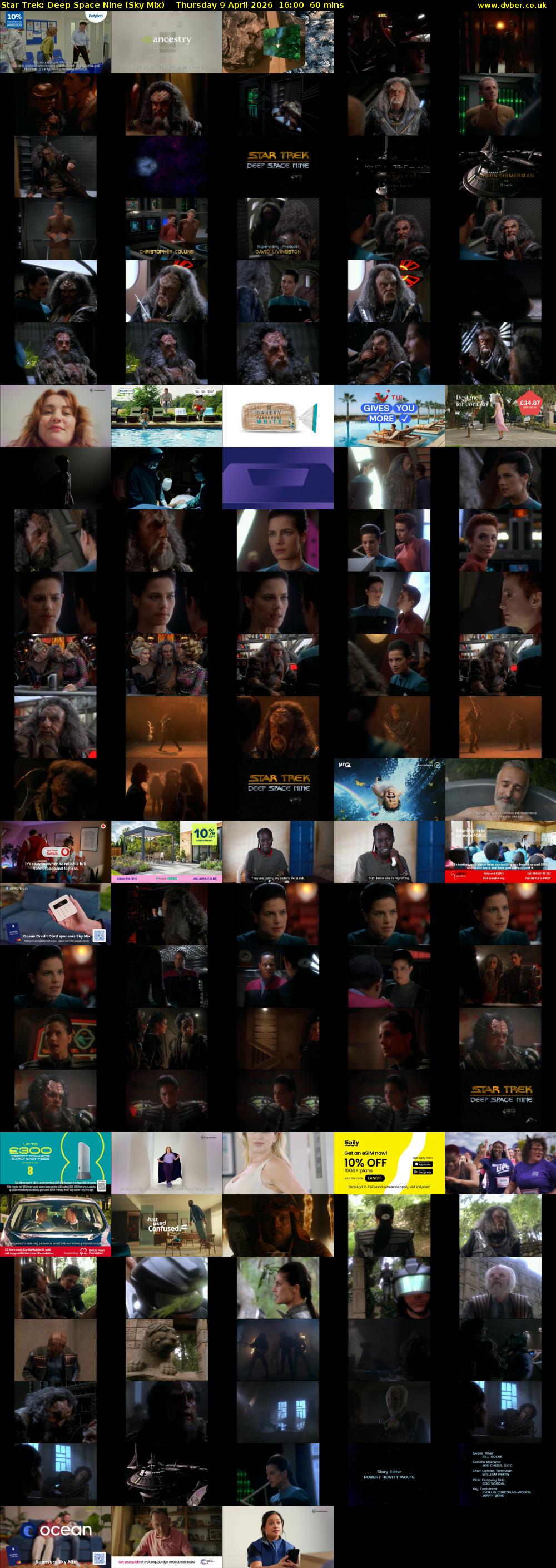 Star Trek: Deep Space Nine (Sky Mix) Thursday 9 April 2026 16:00 - 17:00