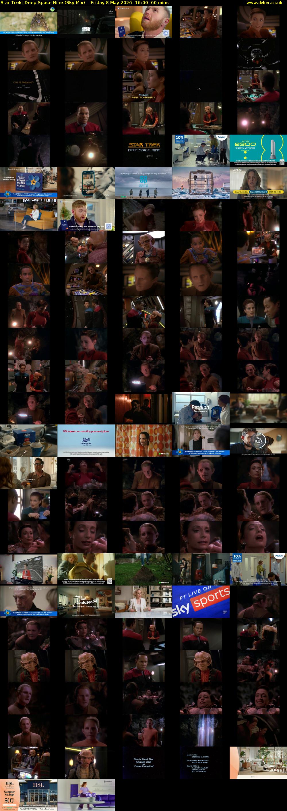 Star Trek: Deep Space Nine (Sky Mix) Friday 8 May 2026 16:00 - 17:00