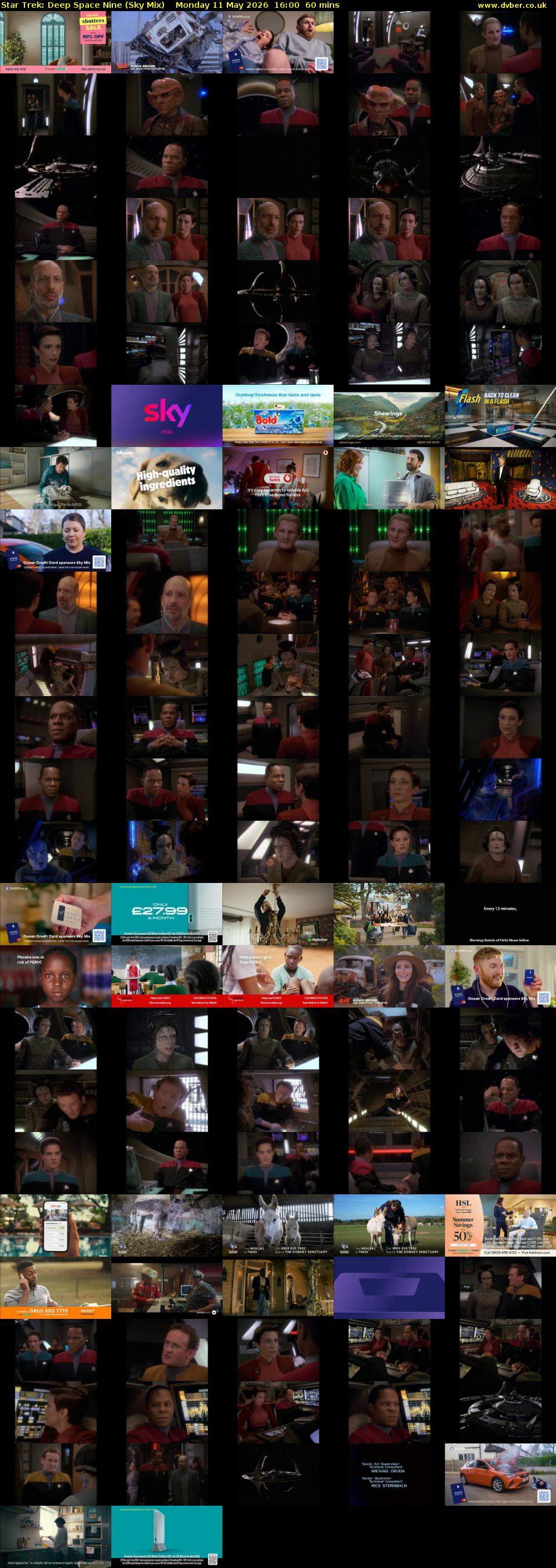 Star Trek: Deep Space Nine (Sky Mix) Monday 11 May 2026 16:00 - 17:00