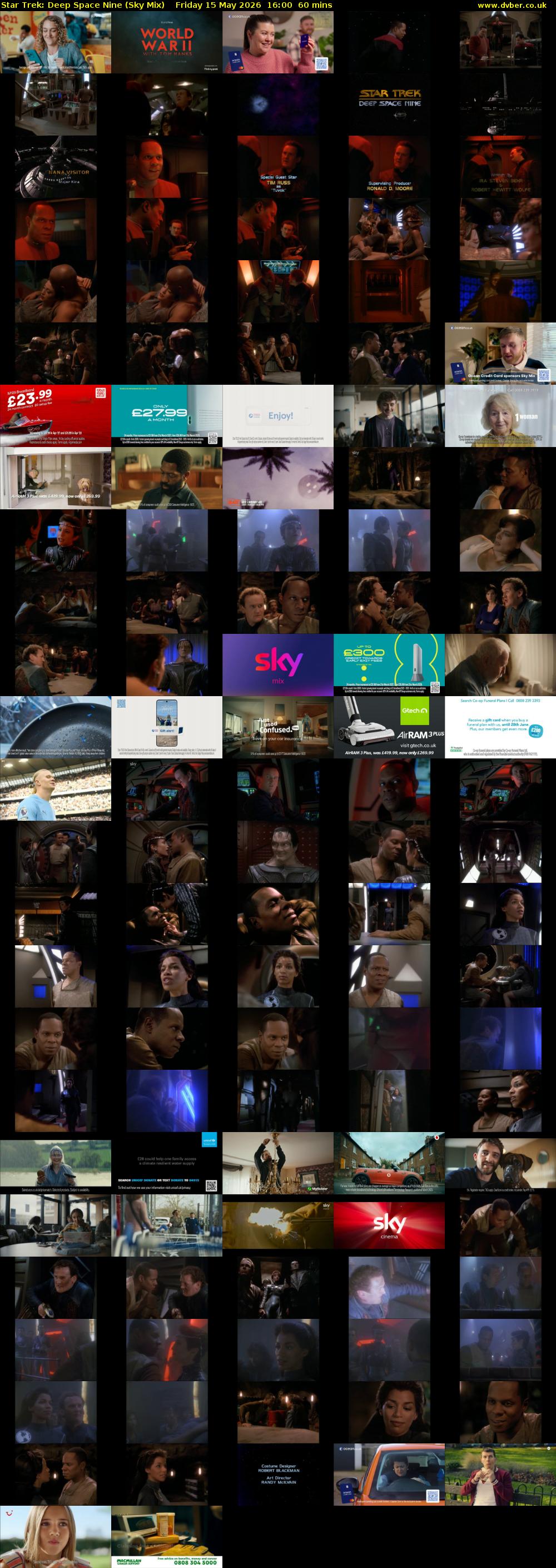 Star Trek: Deep Space Nine (Sky Mix) Friday 15 May 2026 16:00 - 17:00