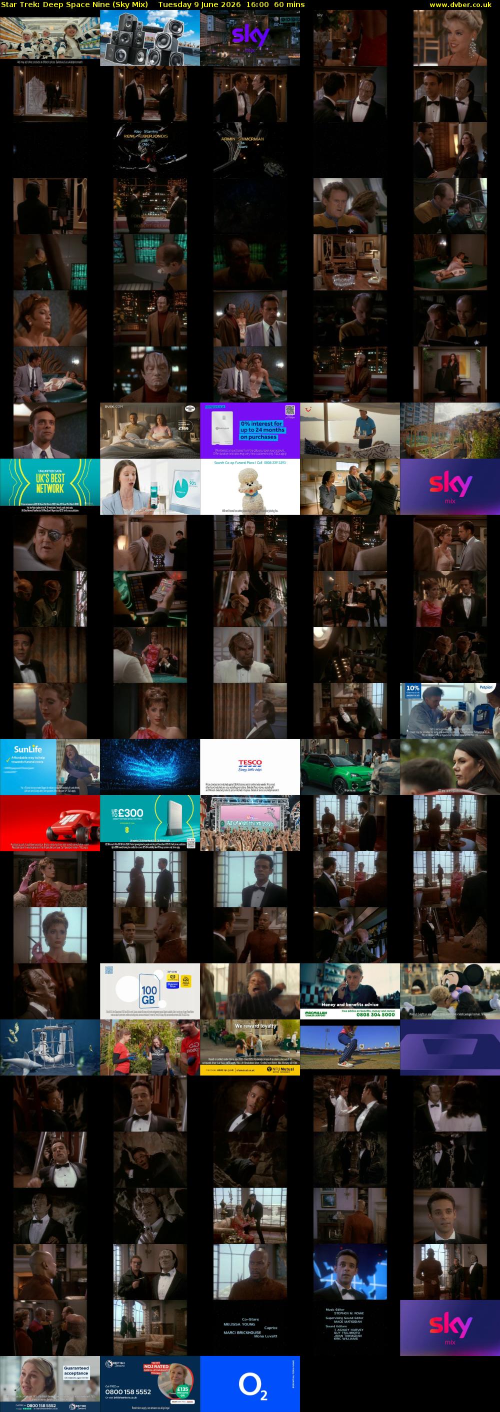 Star Trek: Deep Space Nine (Sky Mix) Tuesday 9 June 2026 16:00 - 17:00