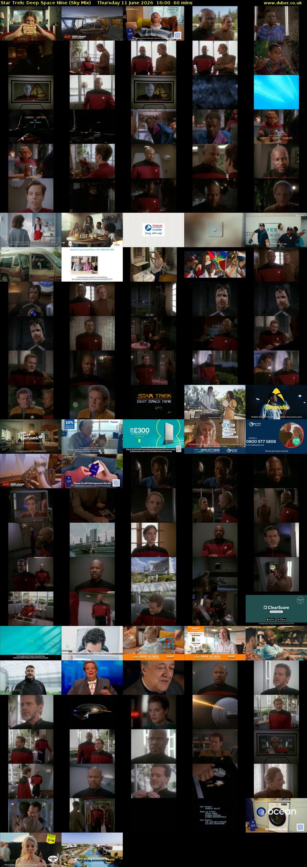 Star Trek: Deep Space Nine (Sky Mix) Thursday 11 June 2026 16:00 - 17:00