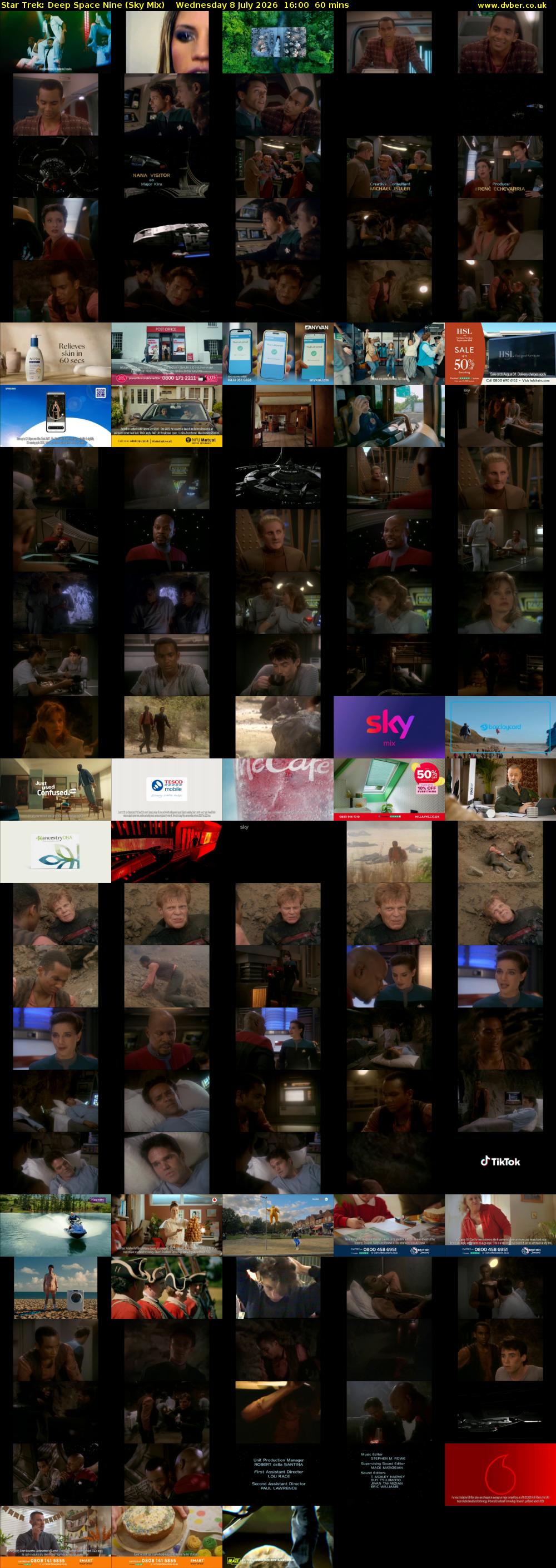 Star Trek: Deep Space Nine (Sky Mix) Wednesday 8 July 2026 16:00 - 17:00