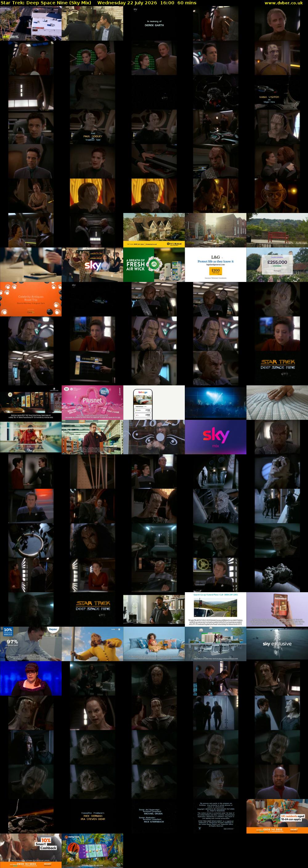 Star Trek: Deep Space Nine (Sky Mix) Wednesday 22 July 2026 16:00 - 17:00