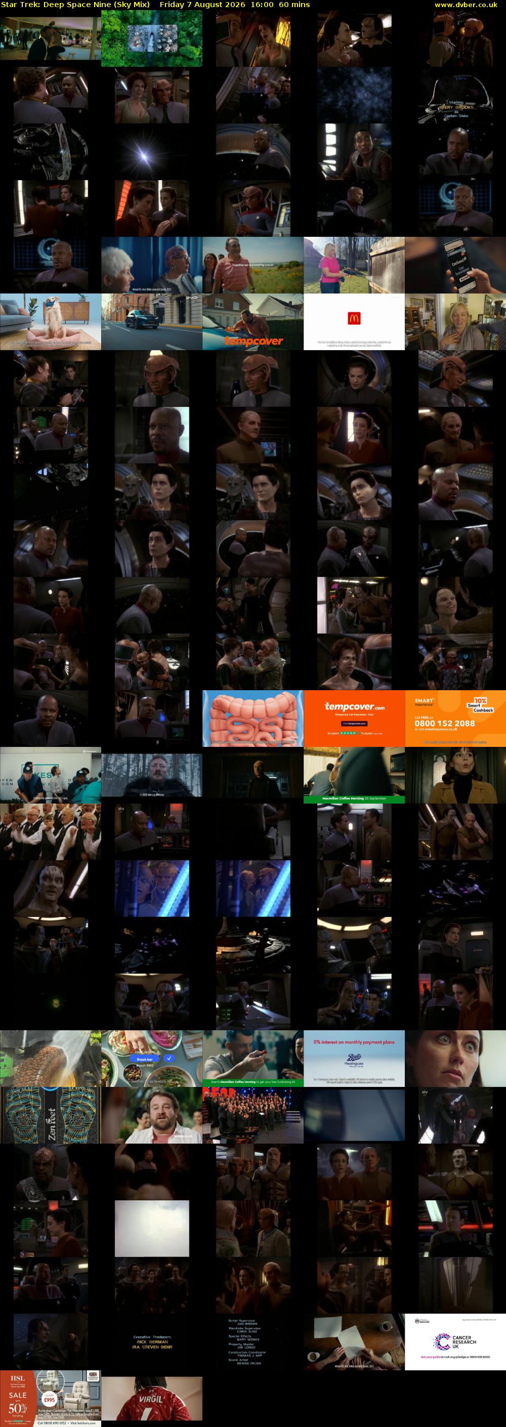 Star Trek: Deep Space Nine (Sky Mix) Friday 7 August 2026 16:00 - 17:00