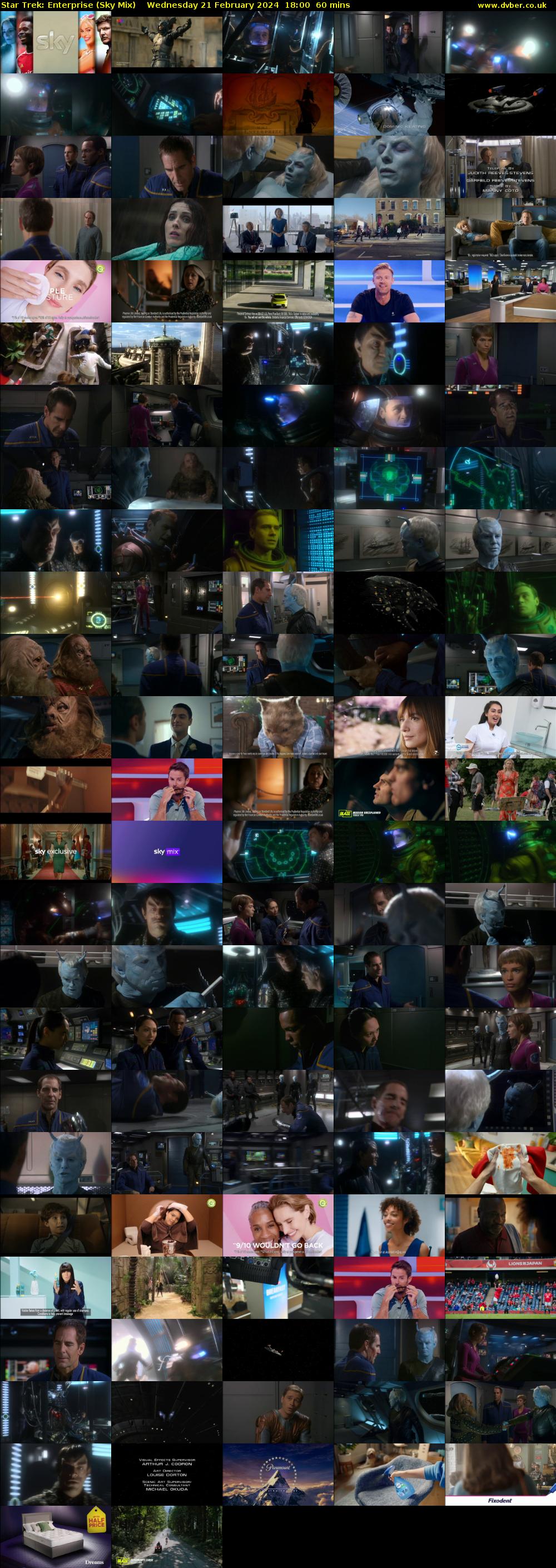 Star Trek: Enterprise (Sky Mix) Wednesday 21 February 2024 18:00 - 19:00