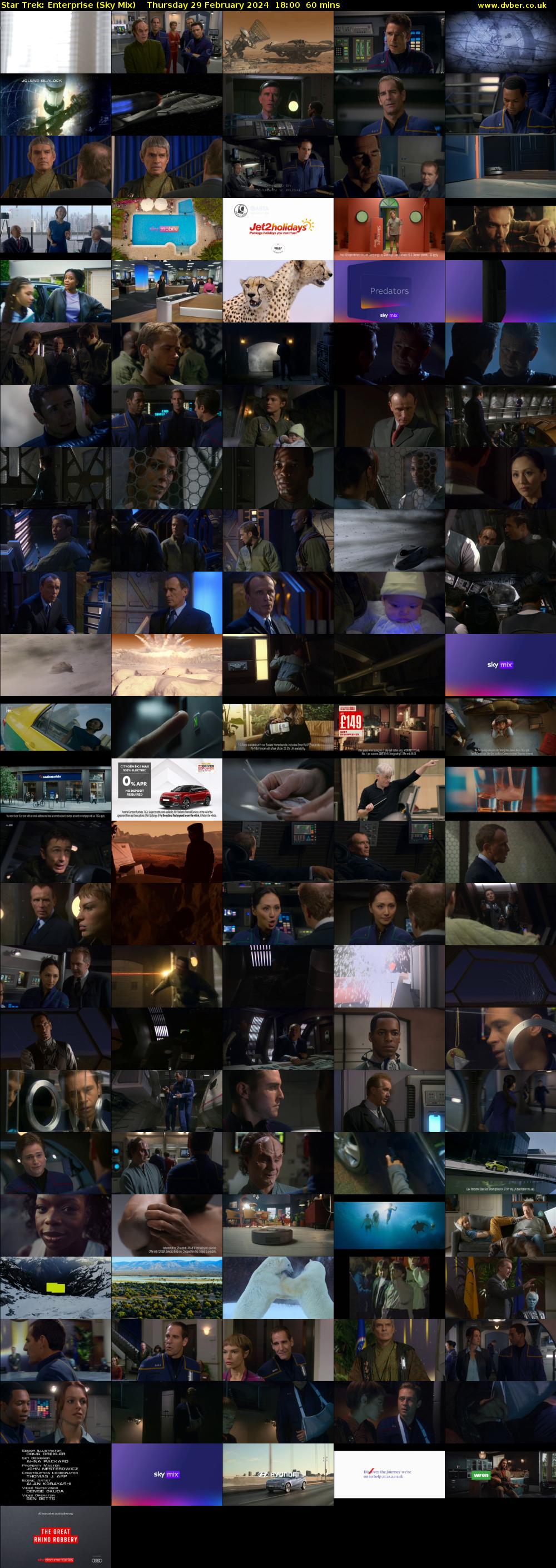 Star Trek: Enterprise (Sky Mix) Thursday 29 February 2024 18:00 - 19:00