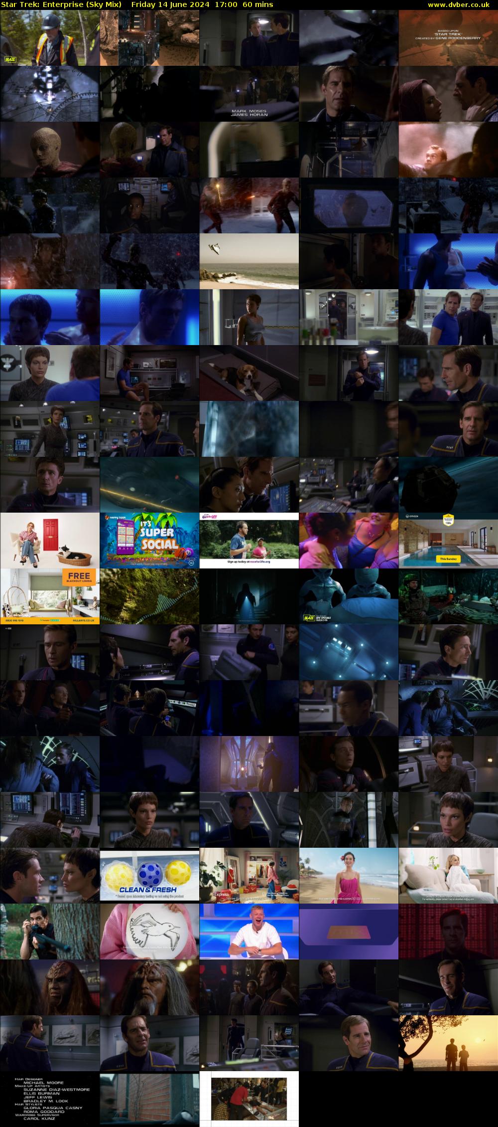 Star Trek: Enterprise (Sky Mix) Friday 14 June 2024 17:00 - 18:00