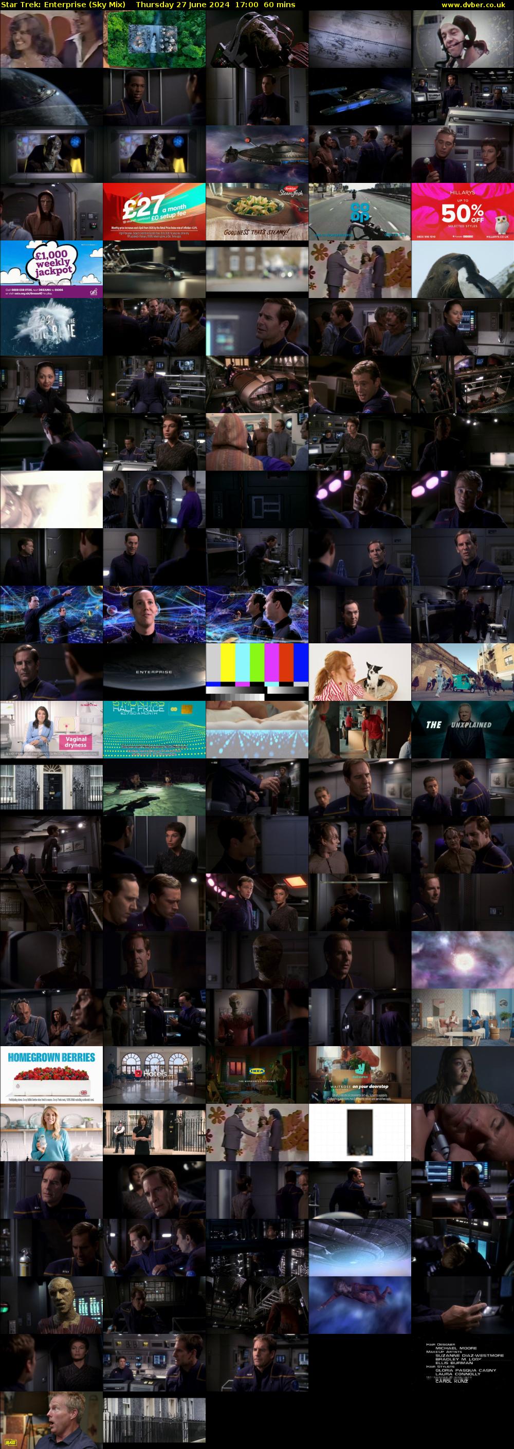 Star Trek: Enterprise (Sky Mix) Thursday 27 June 2024 17:00 - 18:00