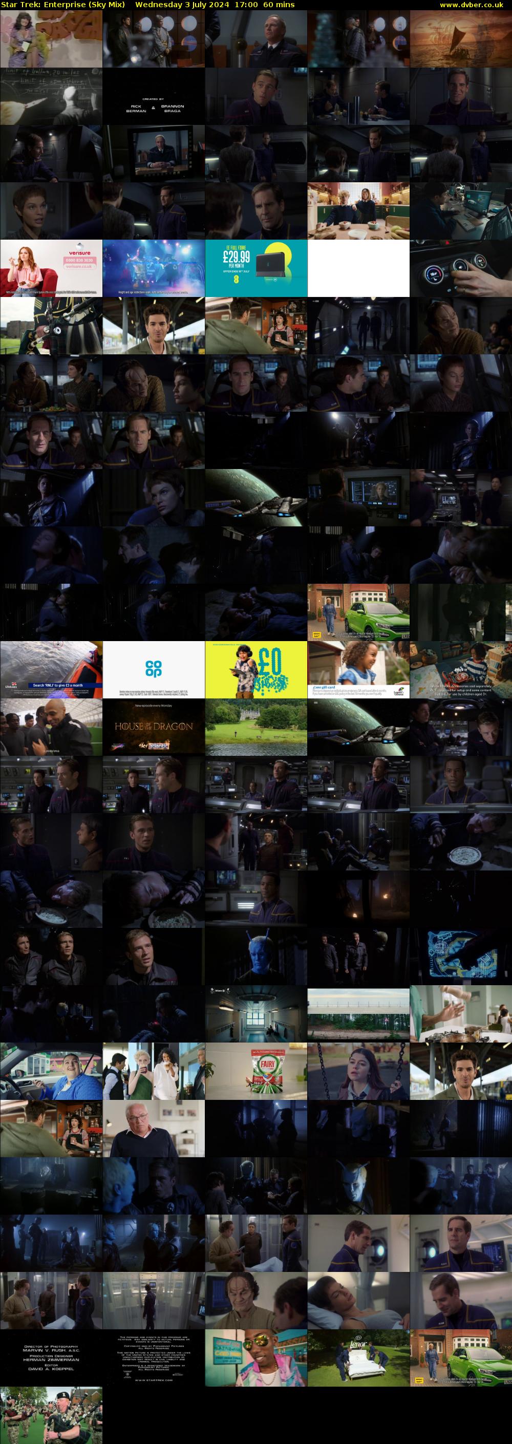 Star Trek: Enterprise (Sky Mix) Wednesday 3 July 2024 17:00 - 18:00