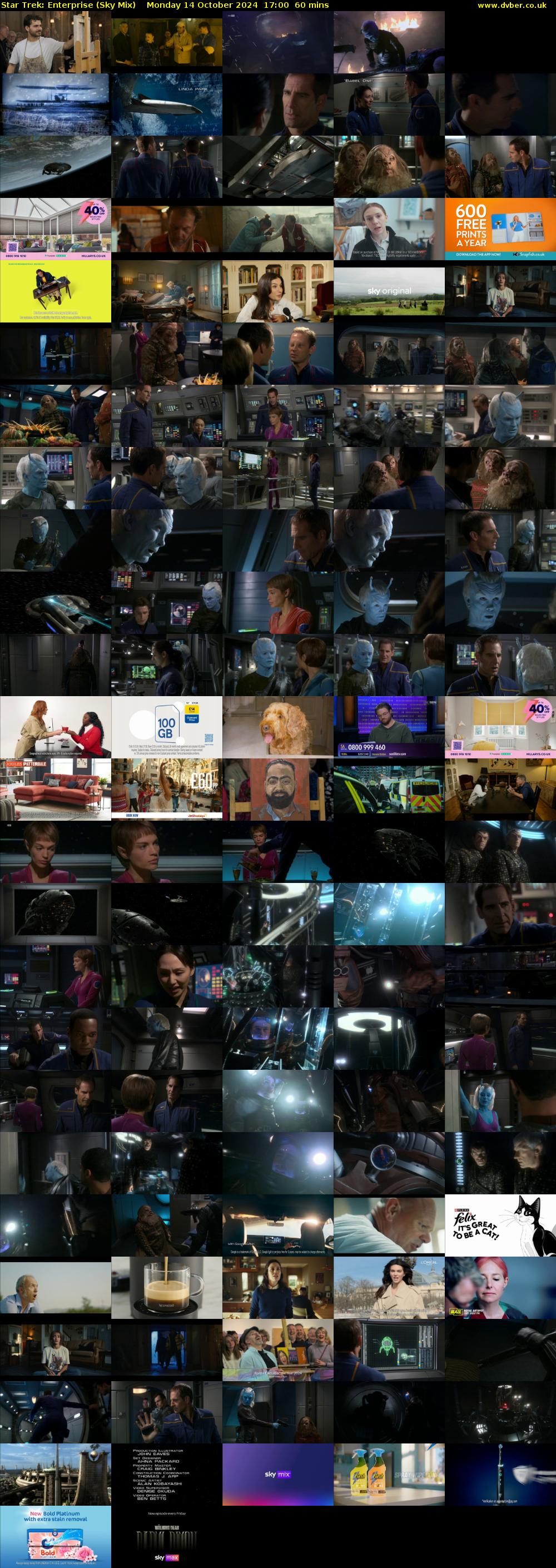 Star Trek: Enterprise (Sky Mix) Monday 14 October 2024 17:00 - 18:00