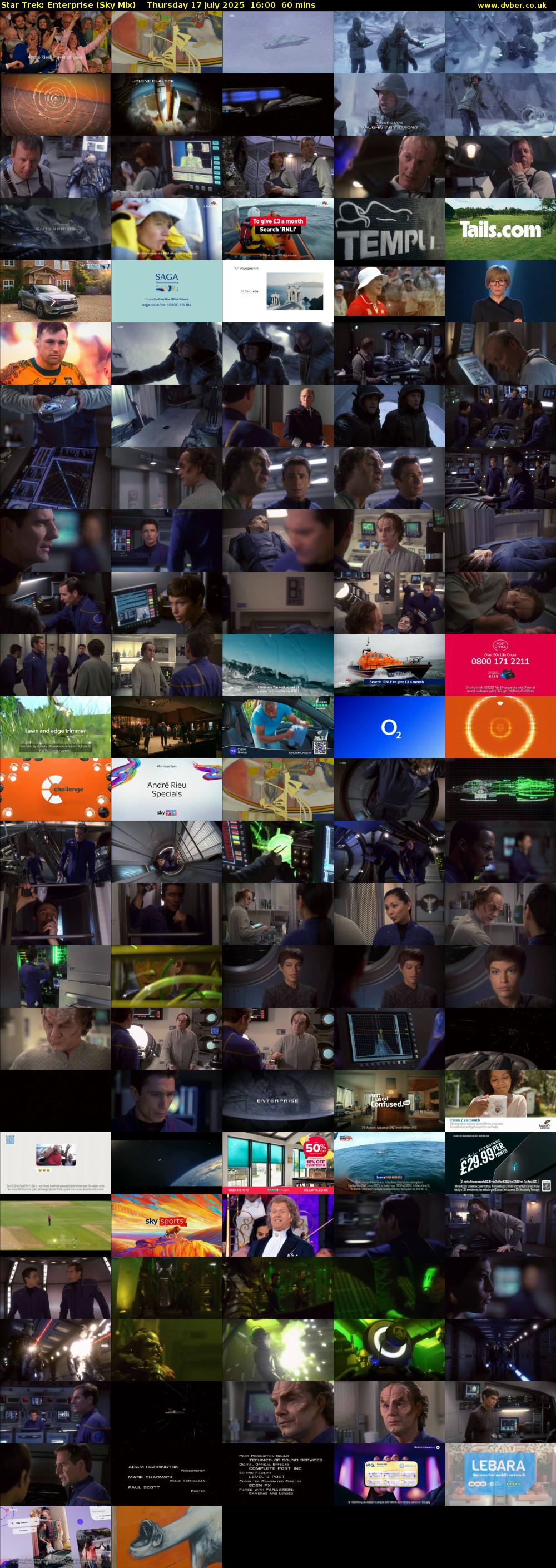 Star Trek: Enterprise (Sky Mix) Thursday 17 July 2025 16:00 - 17:00