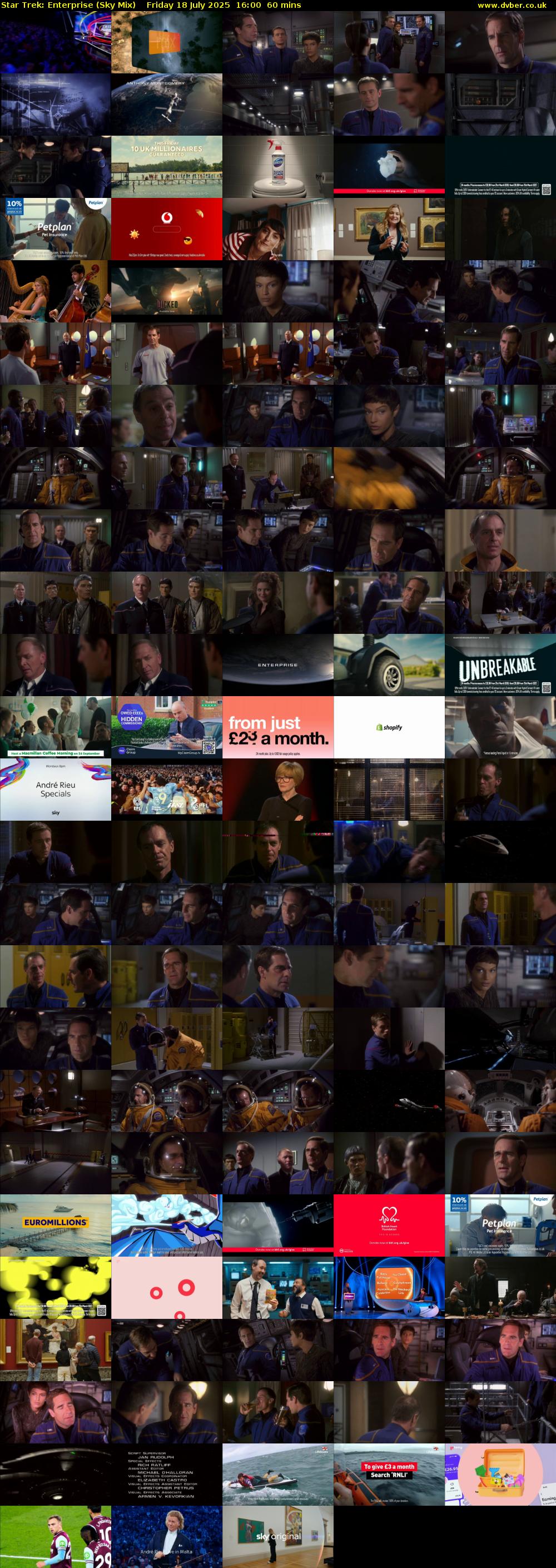 Star Trek: Enterprise (Sky Mix) Friday 18 July 2025 16:00 - 17:00