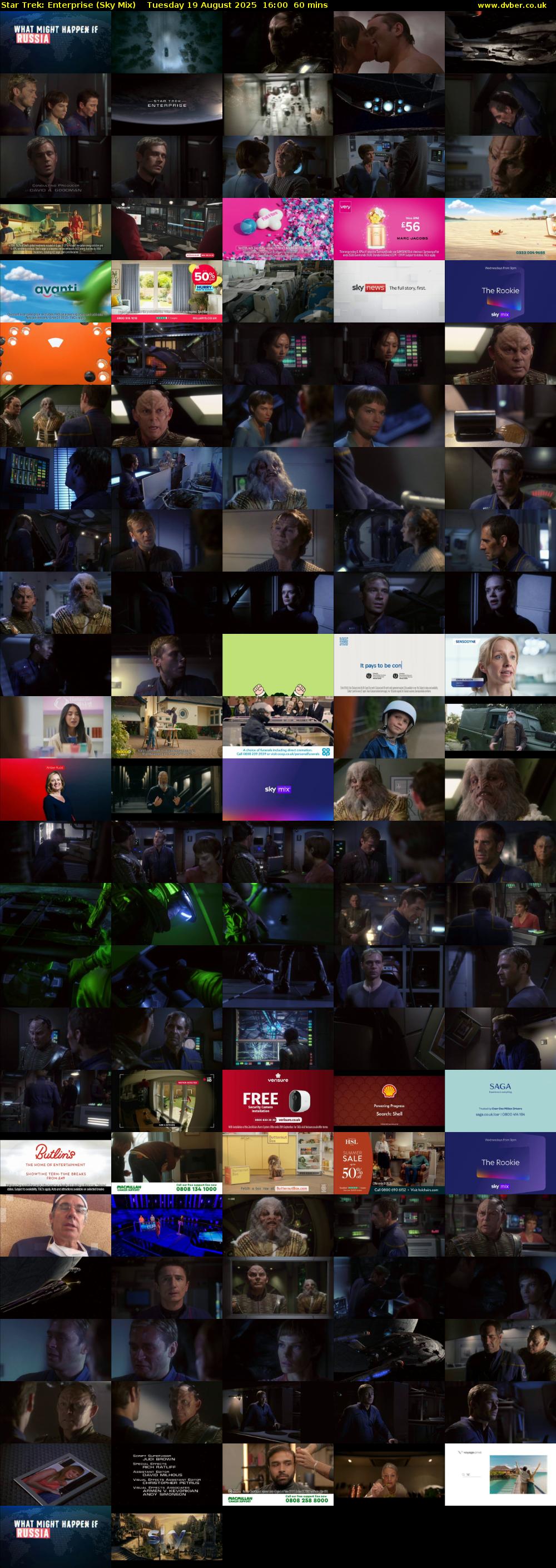 Star Trek: Enterprise (Sky Mix) Tuesday 19 August 2025 16:00 - 17:00