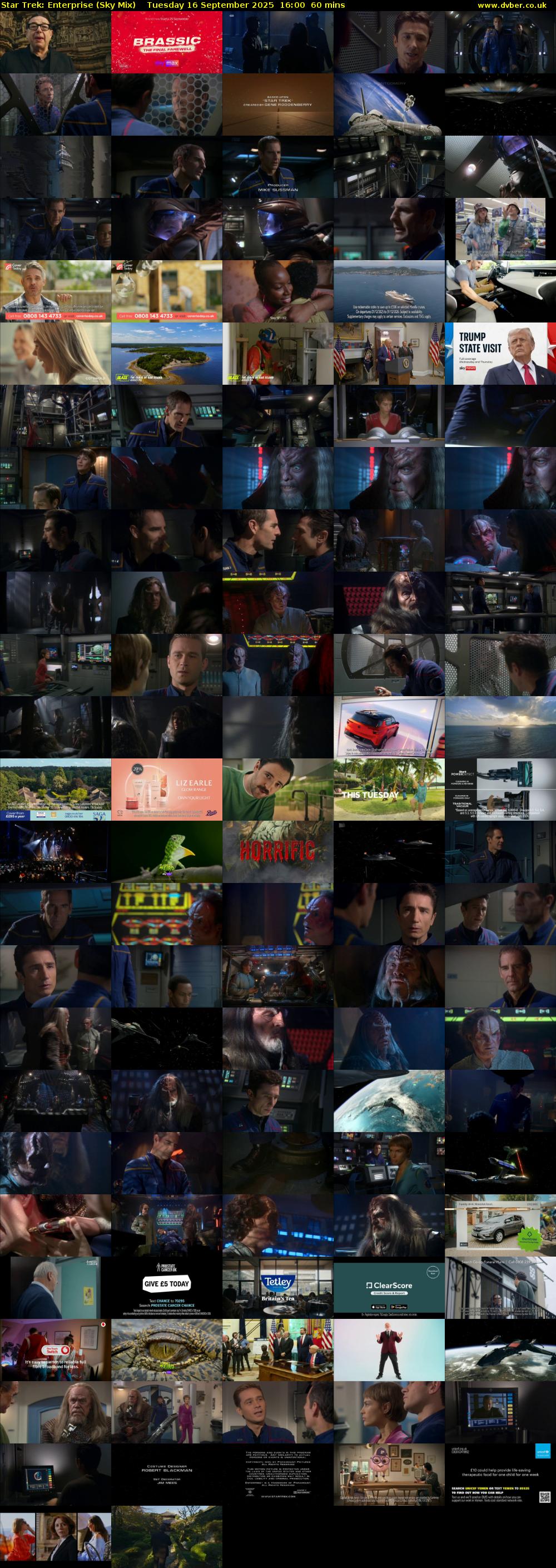 Star Trek: Enterprise (Sky Mix) Tuesday 16 September 2025 16:00 - 17:00