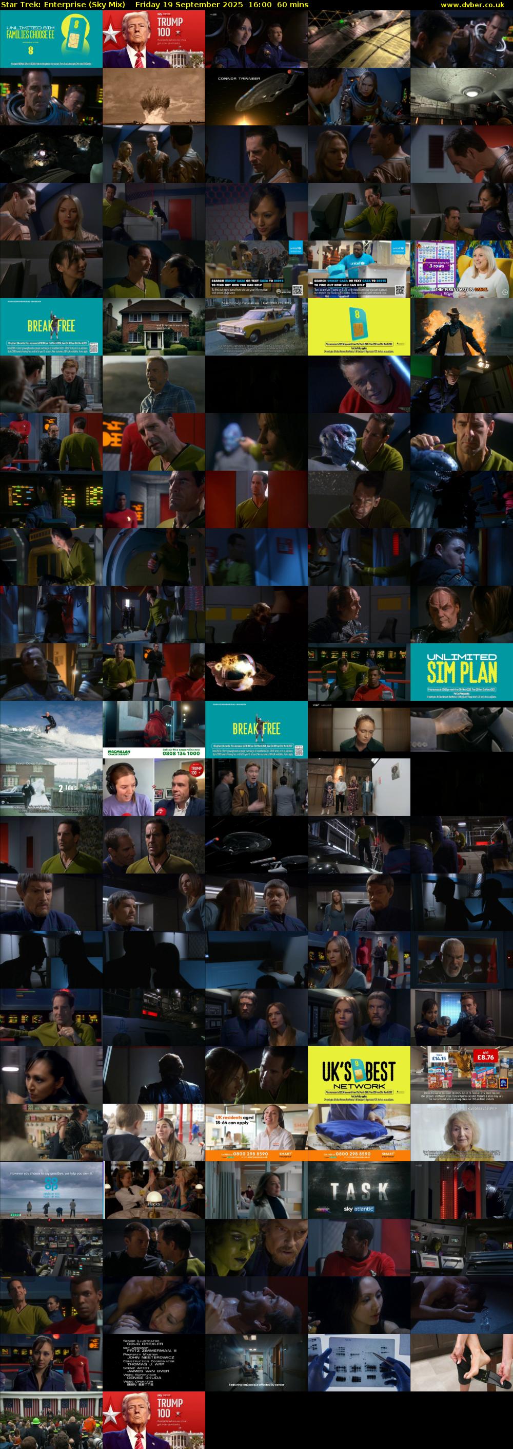 Star Trek: Enterprise (Sky Mix) Friday 19 September 2025 16:00 - 17:00