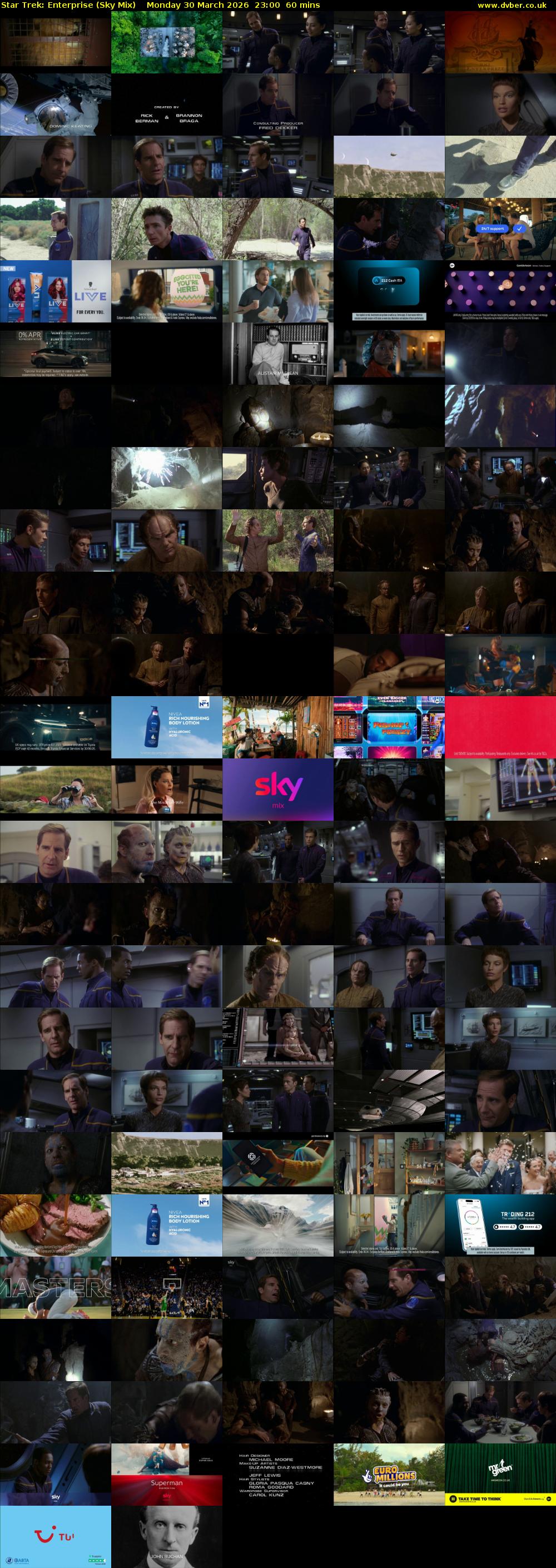 Star Trek: Enterprise (Sky Mix) Monday 30 March 2026 23:00 - 00:00
