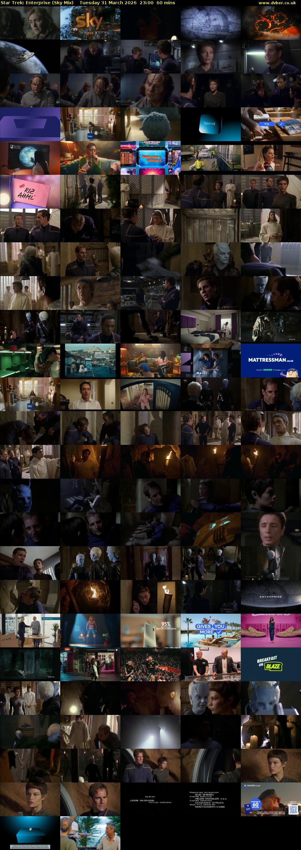 Star Trek: Enterprise (Sky Mix) Tuesday 31 March 2026 23:00 - 00:00