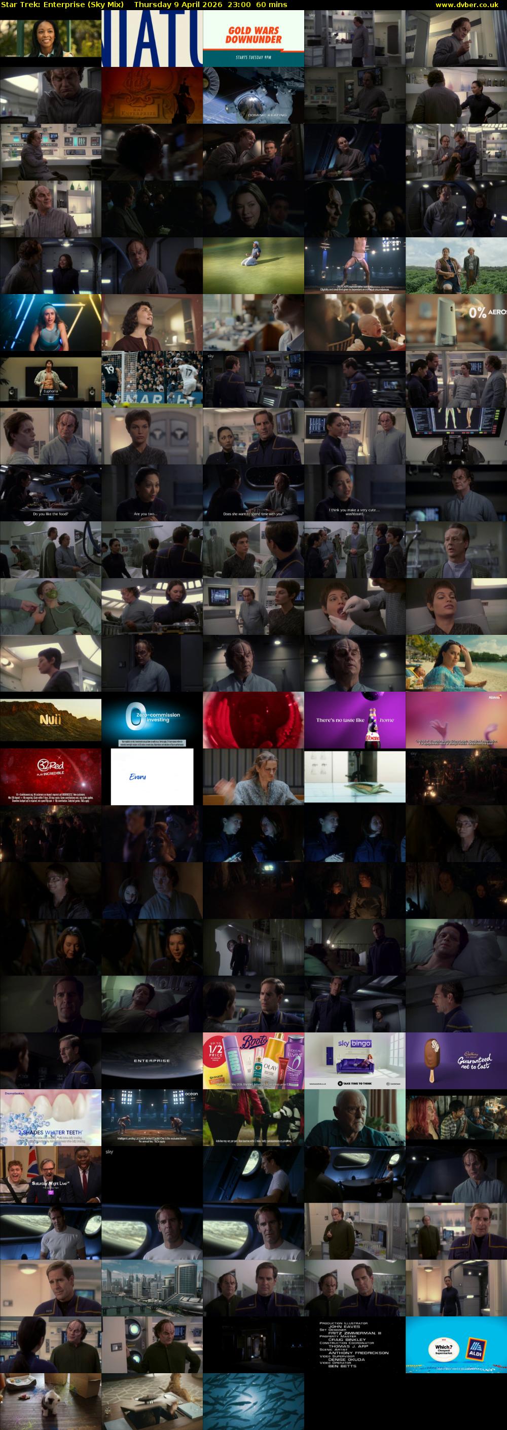 Star Trek: Enterprise (Sky Mix) Thursday 9 April 2026 23:00 - 00:00