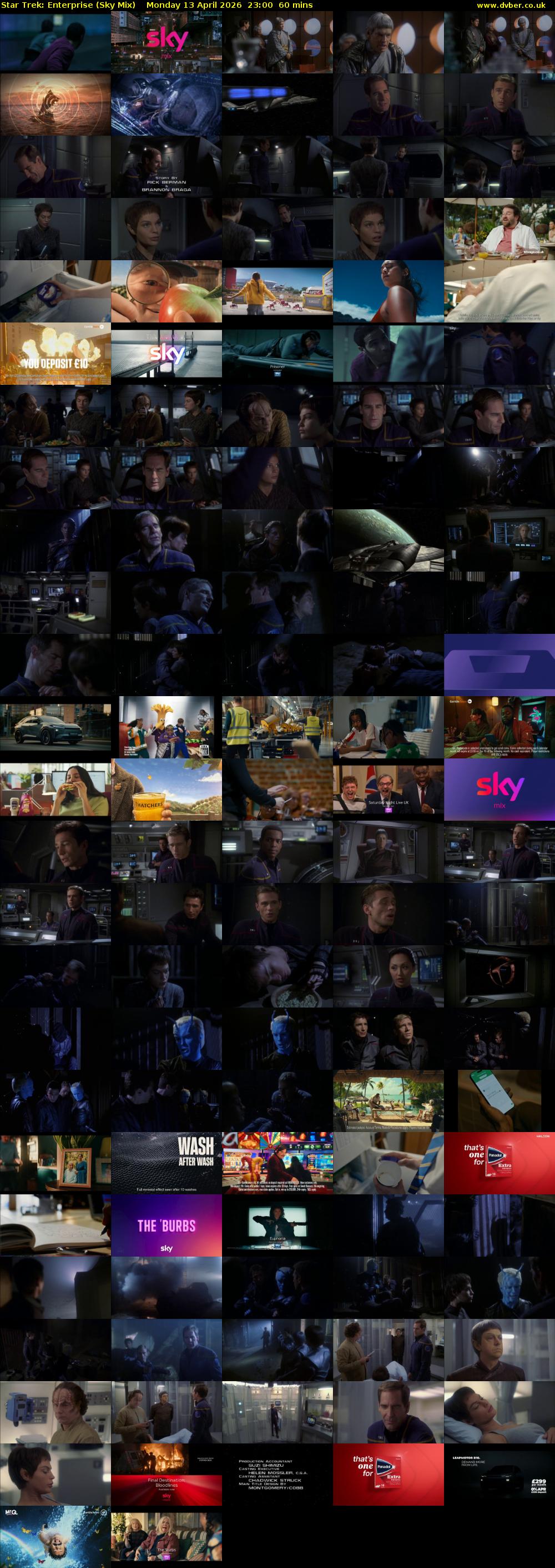 Star Trek: Enterprise (Sky Mix) Monday 13 April 2026 23:00 - 00:00