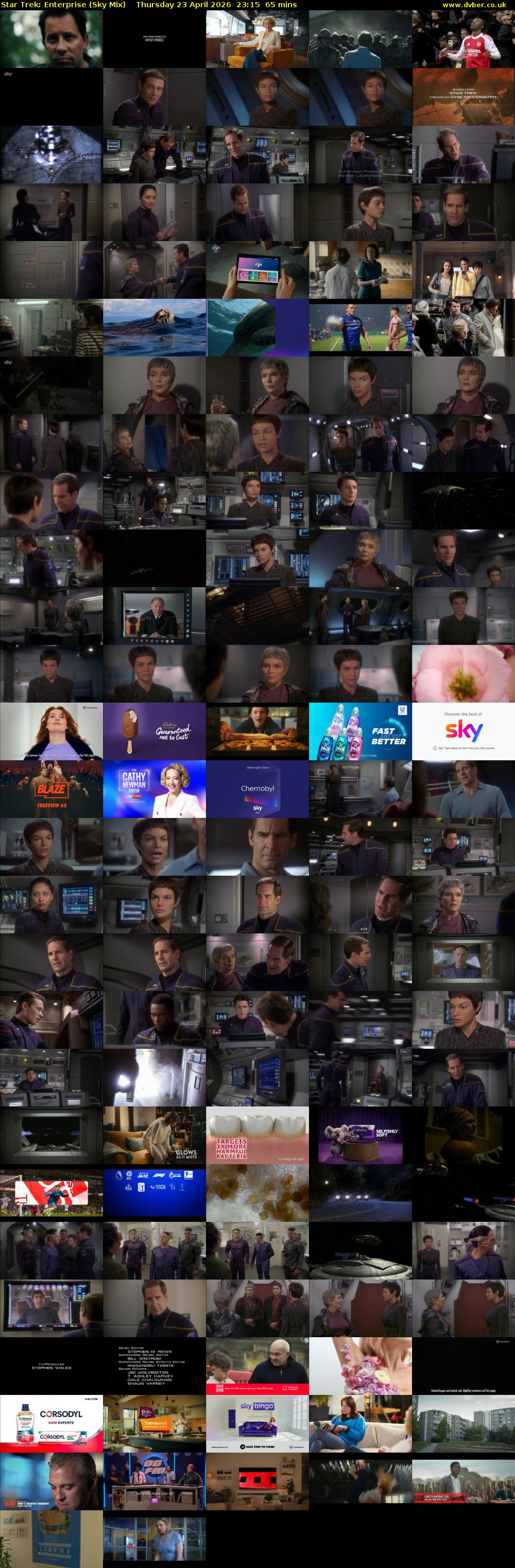 Star Trek: Enterprise (Sky Mix) Thursday 23 April 2026 23:15 - 00:20