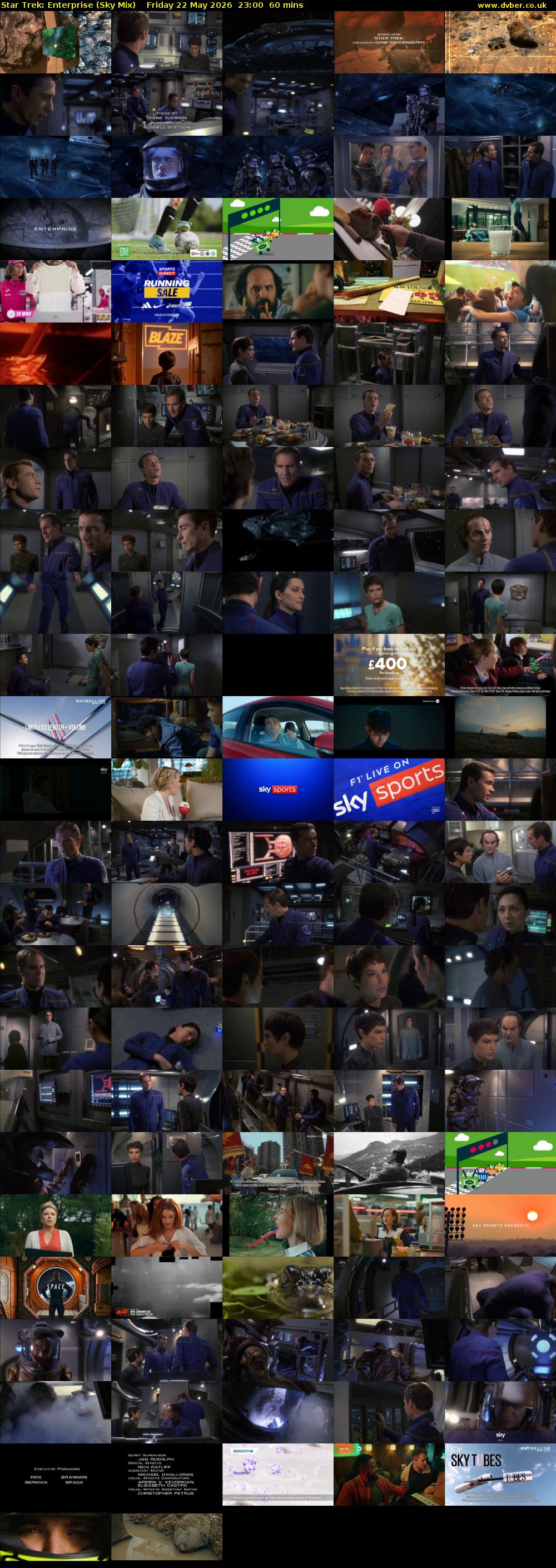 Star Trek: Enterprise (Sky Mix) Friday 22 May 2026 23:00 - 00:00