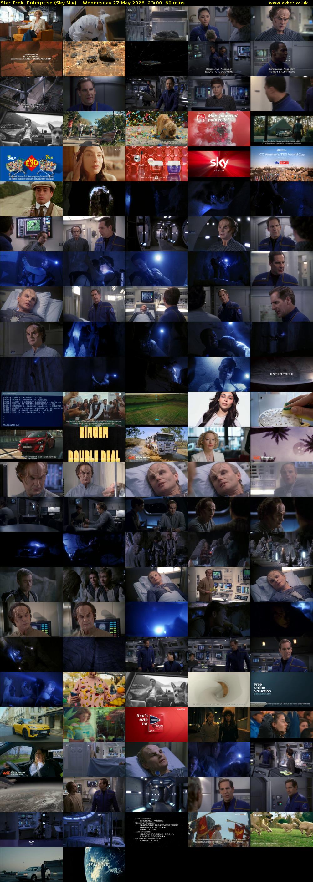 Star Trek: Enterprise (Sky Mix) Wednesday 27 May 2026 23:00 - 00:00