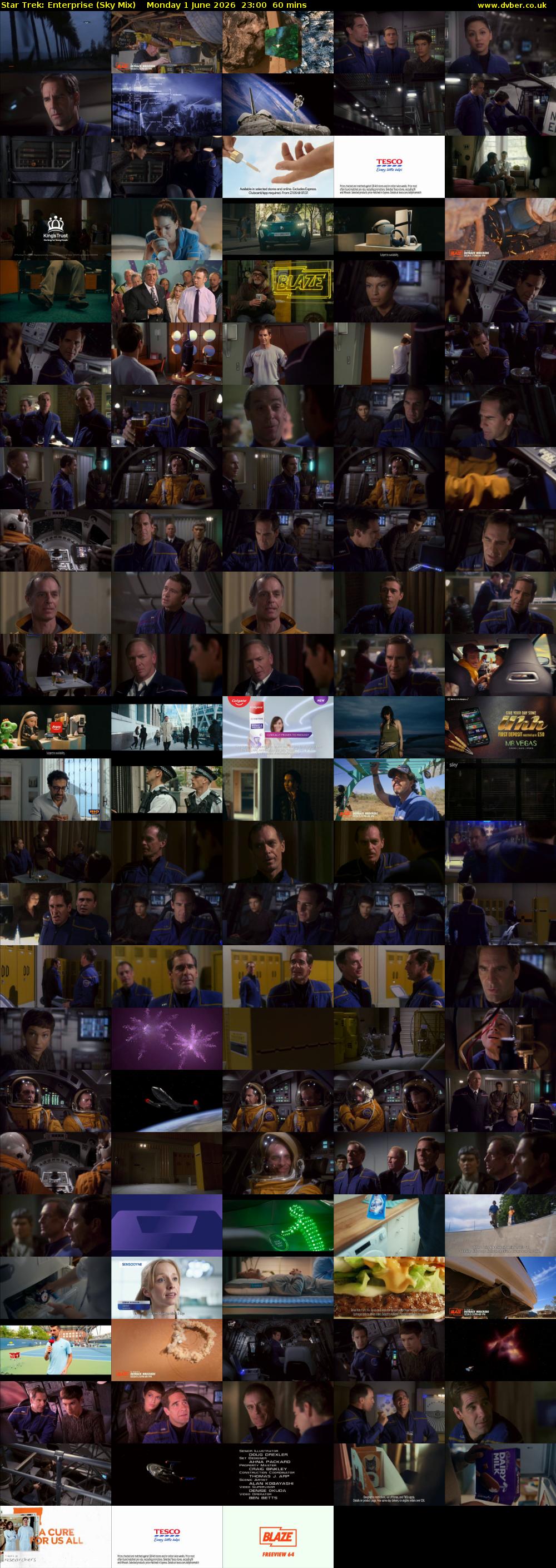 Star Trek: Enterprise (Sky Mix) Monday 1 June 2026 23:00 - 00:00